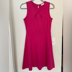 New York & Company Pink A-Line Mini Dress